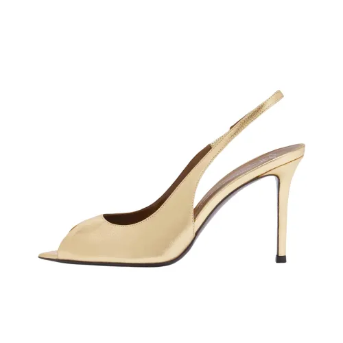 Giuseppe Zanotti GZ Intriigo Узкий каблук Высокие каблуки 9 см Женские Золотой