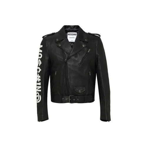 MOSCHINO FW21 Хлопковый пуховик Мужской Черный