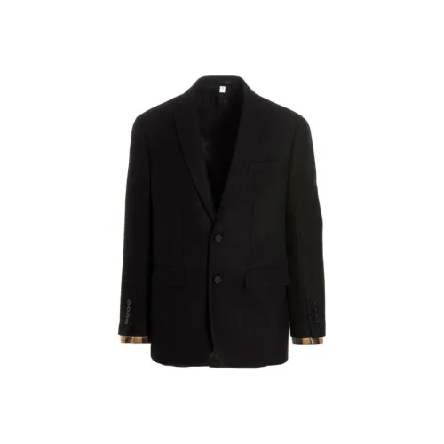 Burberry Бизнес-костюм Пальто Мужской Черный