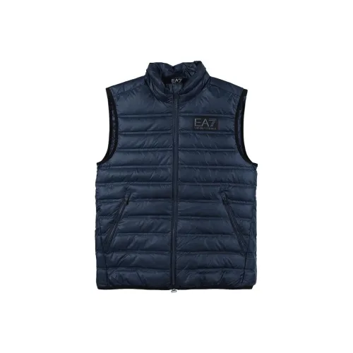EMPORIO ARMANI EA7 Жилет Мужской Синий
