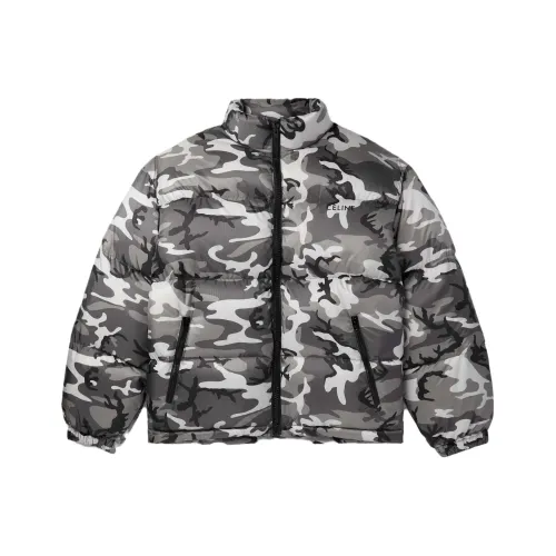 CELINE SS23 Куртки и Пальто Мужской Камуфляж Серый
