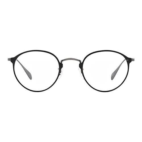 Oliver Peoples Alloy Irregular Shape Оправа для очков Мужской Серебряный