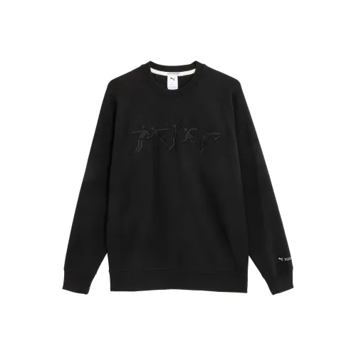 PUMA MMQ HEROES GRAPHIC CREW Свитшот Мужской Черный