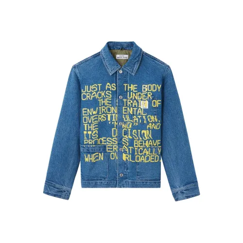 A.P.C x Brain Dead Denim Jacket Men's Denim Blue