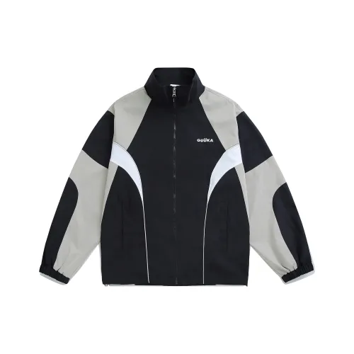 Guuka Мужские черные куртки