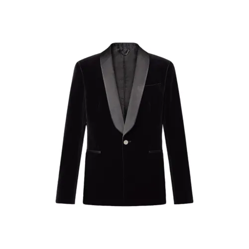 LOUIS VUITTON SS24 Бизнес Костюм Пальто Мужской Черный