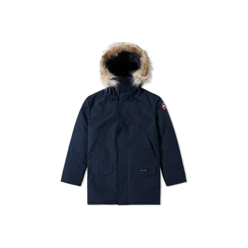 Canada Goose Langford Series Темно-синий Синий Мужской Пух