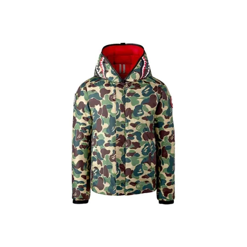 Canada Goose x CONCEPTS x BAPE Canada Goose Crofton Пуховик Мужской Камуфляж Зеленый