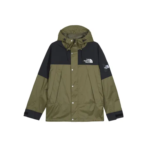 The North Face Ветрозащитная ветровка унисекс оливкового цвета