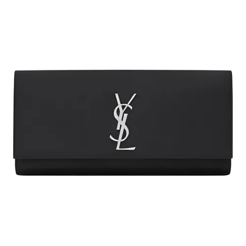 SAINT LAURENT Клатч из коровьей кожи женский черный