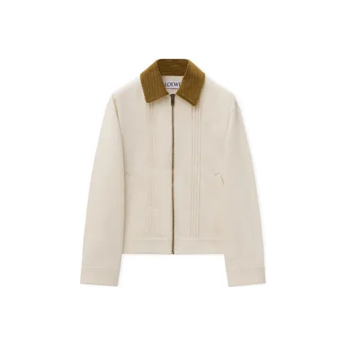 LOEWE FW24 Denim Jacket Men's Linen Original