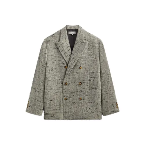 KITH Деловой костюм мужской белый серый