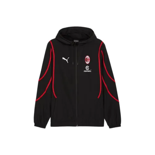 PUMA AC MILAN Черный Красный Мужская Куртка