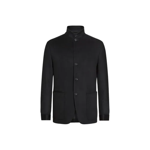 Ermenegildo Zegna Черные Мужские Куртки