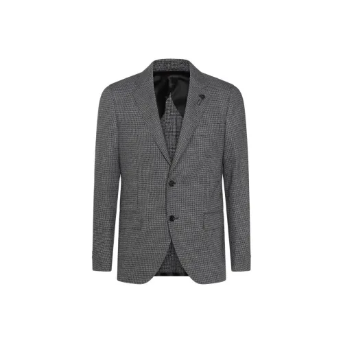 LARDINI Бизнес-костюм Пальто Мужское Серое