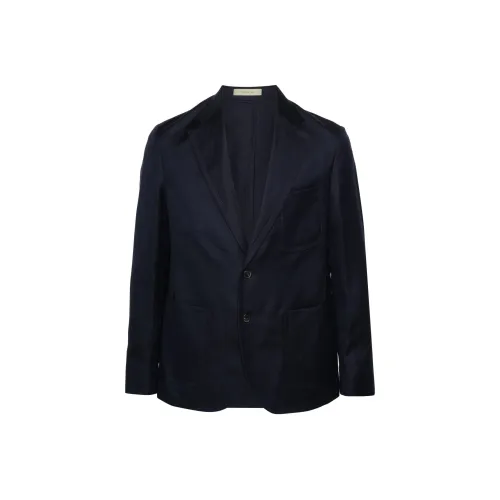 Corneliani SS24 Бизнес-костюм Пальто Мужской Морской Синий