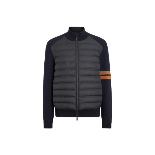 Ermenegildo Zegna Мужские куртки морского синего цвета