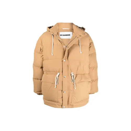 JIL SANDER Khaki Мужские Пуховики