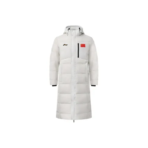 LINING Table Tennis Series Вода Туманно-серый Унисекс Пуховые куртки