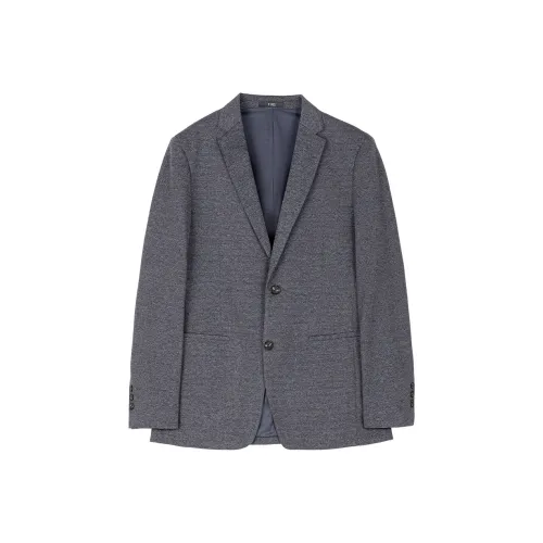 FIRS Серый Мужской Деловой Костюм