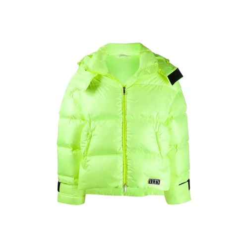 Valentino Пуховик Мужской Неоновый Зеленый