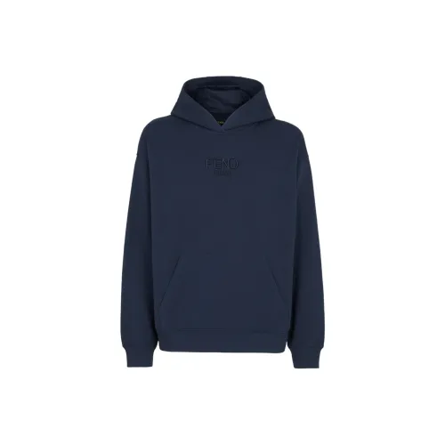 FENDI SS25 Толстовка Мужской Синий