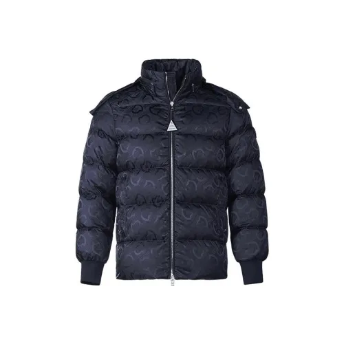 Moncler Форма С капюшоном Пуховик Мужской Полночный синий