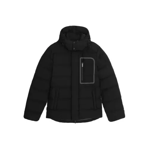 WOOLRICH Черный Мужской Пуховик