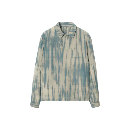 COS x TABATA SHIBORI Куртки и Пальто Мужской Бежевый Синий