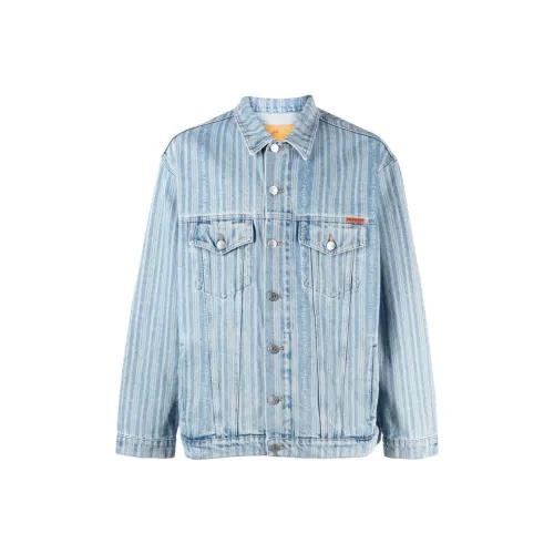 MARTINE ROSE Светло-синие мужские куртки