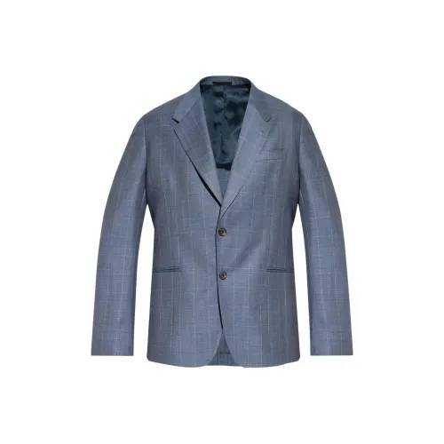 Paul Smith Бизнес-костюм мужской синий серый