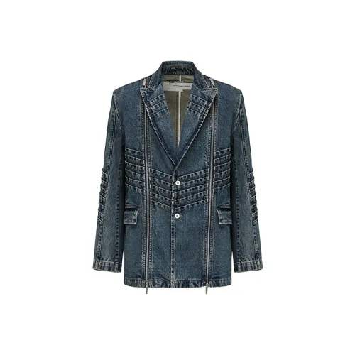 Feng Chen Wang Бизнес-костюм мужской синий