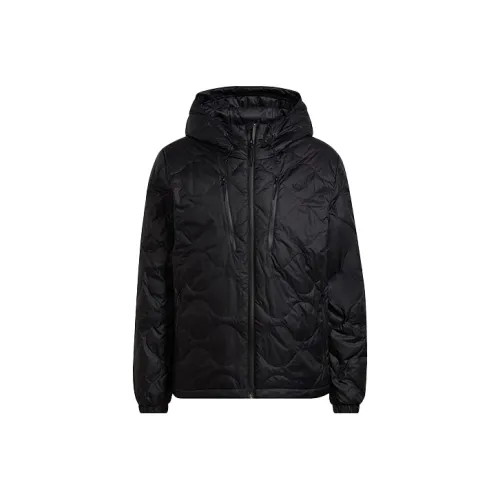 Adidas Originals Down Quilted Puffer Черный Мужской Пуховик