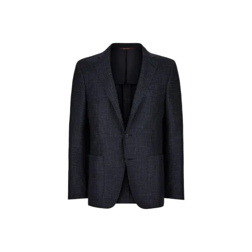 Canali SS24 Бизнес-костюм Пальто Мужское Синее