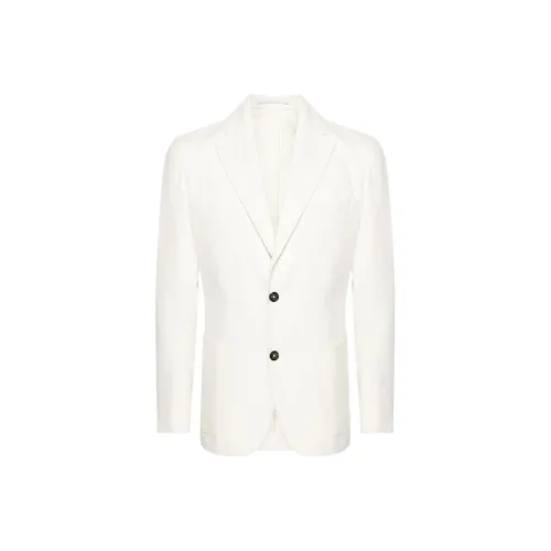 Eleventy FIRSTCLASS Made IN Italy SS24 Бизнес Костюм Пальто Мужской Белый