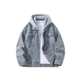 Винтажный синий (с капюшоном)