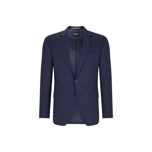 Hugo Boss Бизнес-костюм Пальто Мужской Синий