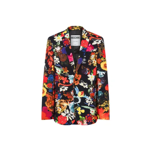 MOSCHINO SS24 Denim Jacket Men's Multicolor