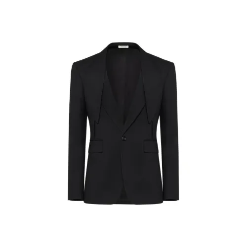 Alexander McQueen Бизнес-костюм Пальто Мужской Черный