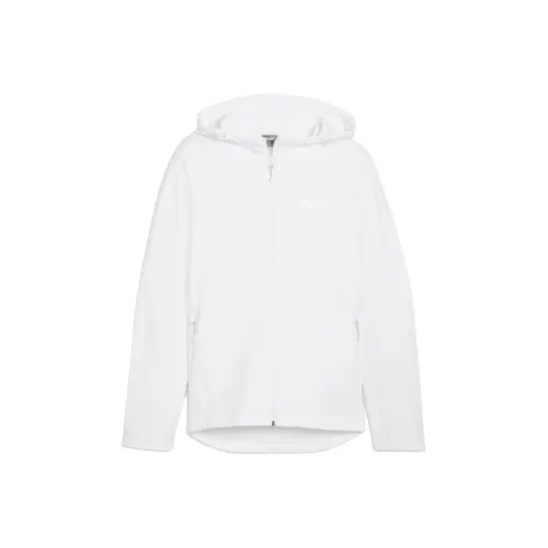 PUMA EVOSTRIPE Full Zip Мужской Толстовка Куртки и Пальто Мужской Белый