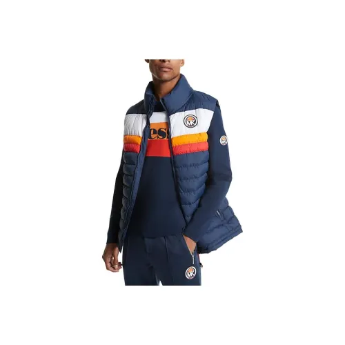 MICHAEL KORS Blue Men's Gilets MICHAEL KORS Синий Мужской Жилеты