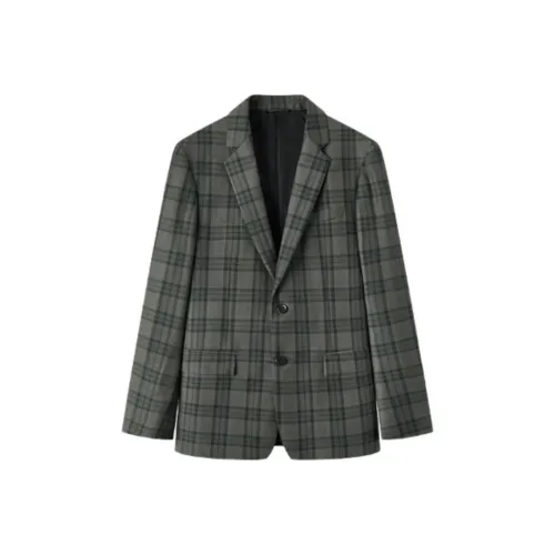 DEGAIA FW24 Бизнес-костюм мужской темно-коричневый клетка