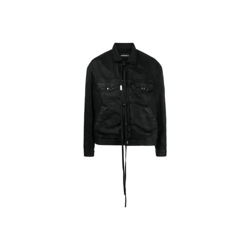 Ann Demeulemeester Черные Мужские Куртки