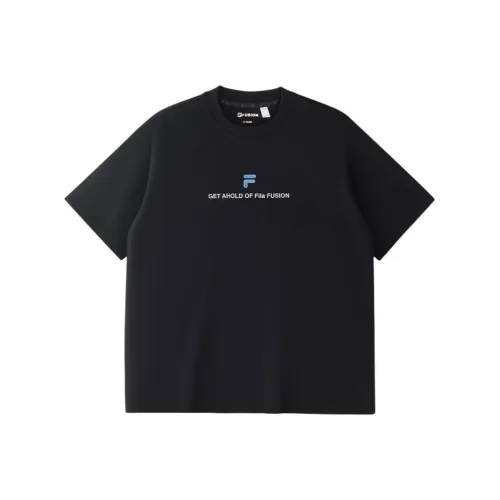 FILA FUSION WORKWEARFILA Fusion X SS25 T-Shirt Унисекс Глубокий черный BK