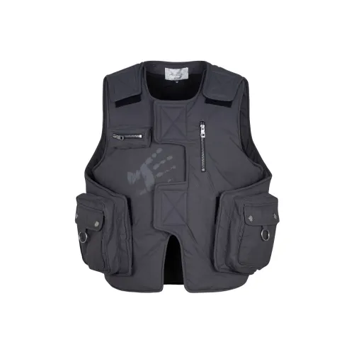 Merge Lab. Жилет Унисекс Черный Серый