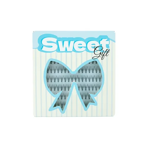 KULESI 10P Детские Изогнутые Искусственные Веки Одиночный Кластер Естественная Длинность Стиль