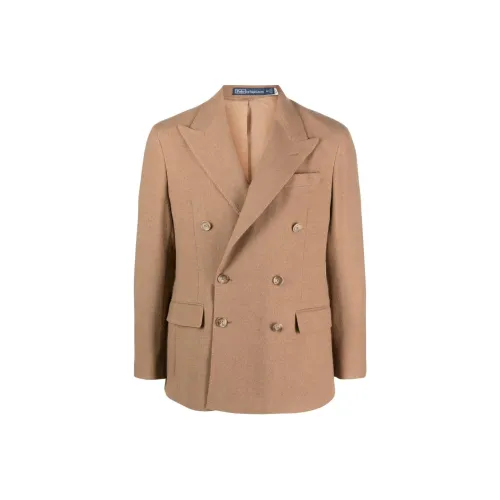 Polo Ralph Lauren Бизнес-костюм Пальто Мужской Верблюжий Коричневый