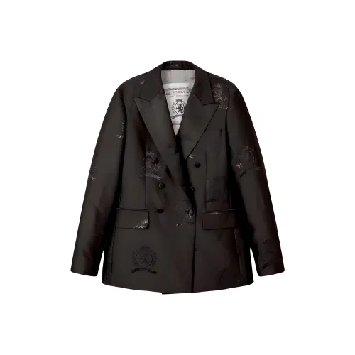 Tommy Hilfiger Бизнес-костюм Пальто Мужской Черный