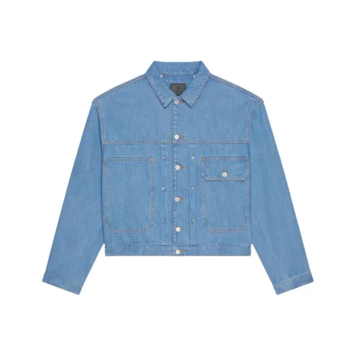 GIVENCHY FW24 Denim Jacket Men's Light Blue
