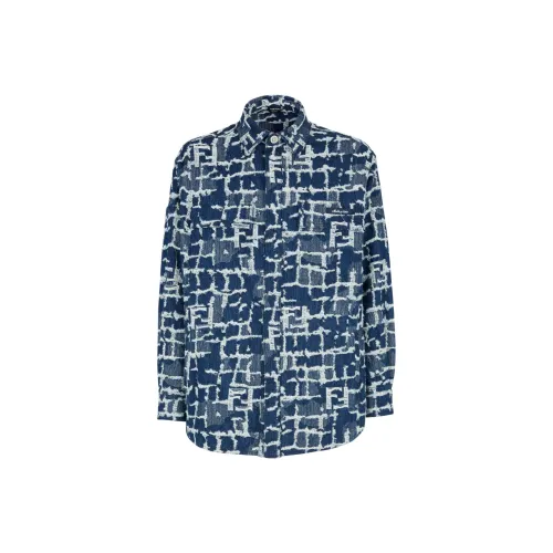 FENDI SS24 Denim Jacket Men's Blue
